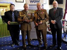 HRH The Prince of Wales, Field Marshal the Lord Guthrie, Pricey and Rob